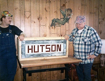 Jack and Chris Hutson in 1981