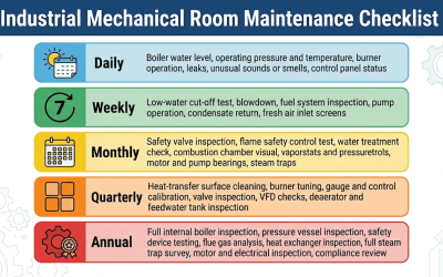 Industrial Mechanical Room Maintenance Checklist: What to Inspect and How Often